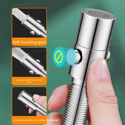 Creative Adjustable Faucet Aerator 360° Rotate 4 Modes Faucet Sprayer Head Anti-splash Kitchen Faucet Nozzle Bathroom Tap