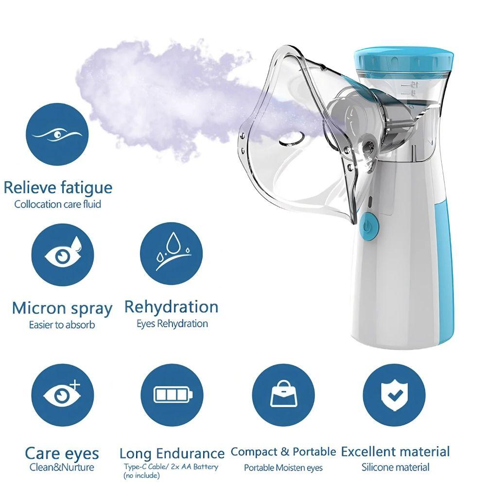 Moisturizing System Nano Mister Sprayer Mist Function Ultrasonic Atomizer  Household