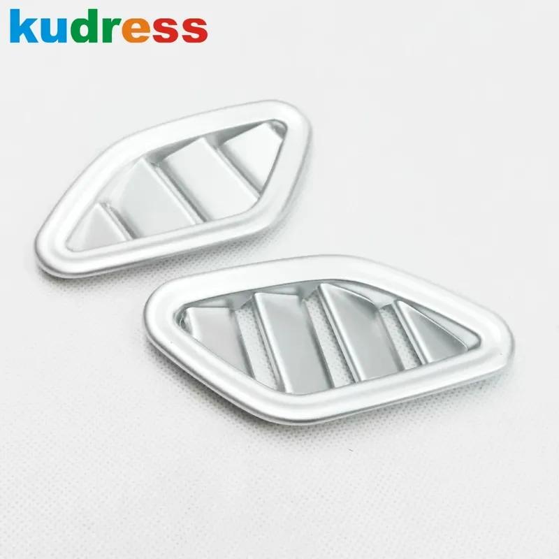 Für MG Zs SUV 2017 2018 Kohlefaser Auto Front Obere Klimaanlage Lüftungsauslass Abdeckung Verkleidung Innenzubehör