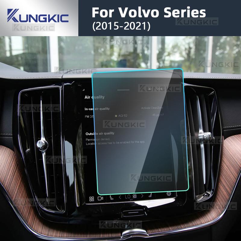 For Volvo XC60 XC90 XC40 S90 S60 S40 V60 V90 2015- Car GPS Navigation Screen Toughened Protective Film Interior Sticker