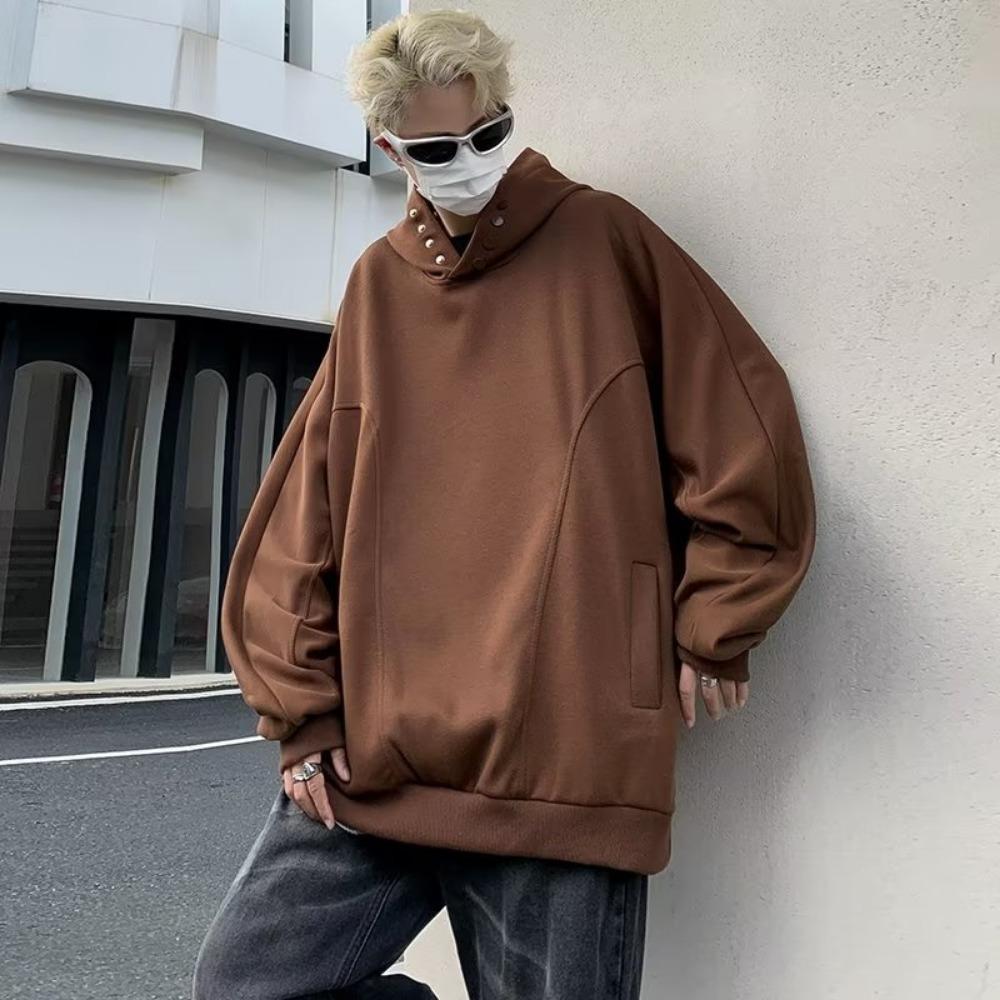 Breasted sweater men's spring, autumn and winter, new, top high street hooded jacket trendy brand