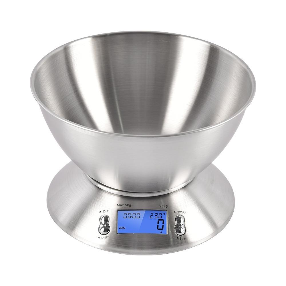 Digital Kitchen Scale Stainless Steel Cooking Scale Kitchen Weight Tool Baking Scale  Commercial