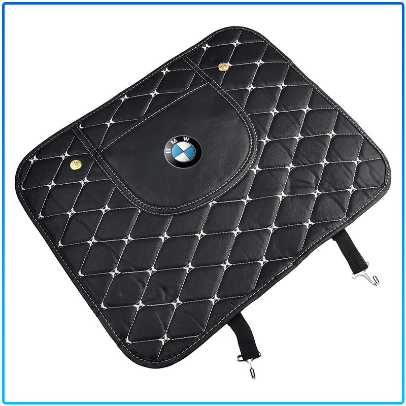Car Anti-kick Pad Interior Pu Leather Auto Seat Back Protector Pads For BMW M Performance 1 3 5 7 Series M3 M4 M5 M6 X1 X3 X5 X6 X7 E30 E34 E36 E39 E4