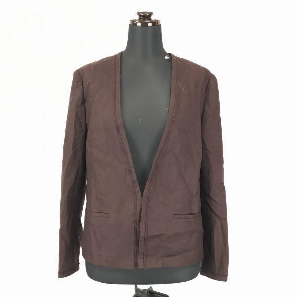 

USED/Japan Tomorrowland Collection Wool Cardigan Jacket 38 Women M Brown Made in Japan