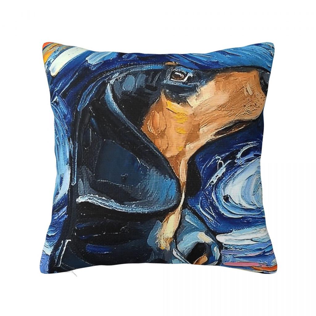 My Lovely Daschund Pillow Case Dachshund Wiener Sausage Doxie Dog Cushion Cover Awesome Zipper Decorative Pillowcover for Seat