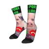 Men Women John Pork Is Calling Funny Meme Accessories Socks  Sweat Absorbing Socks Fashion For Sports Wear