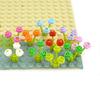 MOC Plant Building Blocks 24866 1x1 five Petal Flowers Grass DIY Educational Assembles Floret Compatible 24866 Construction Toy