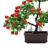 Artificial Fruit Tree Bonsai Pot Plants Ornament Realistic PP Material Table Centerpiece for