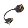 DVI Male To 2Female Splitter Adapter DVI 24+5 Y Adapter Enables Double Screen Display With Full High Clear 1080P Signal