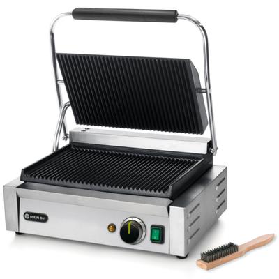 Gril de contact PANINI rainuré 2200W Hendi 263655