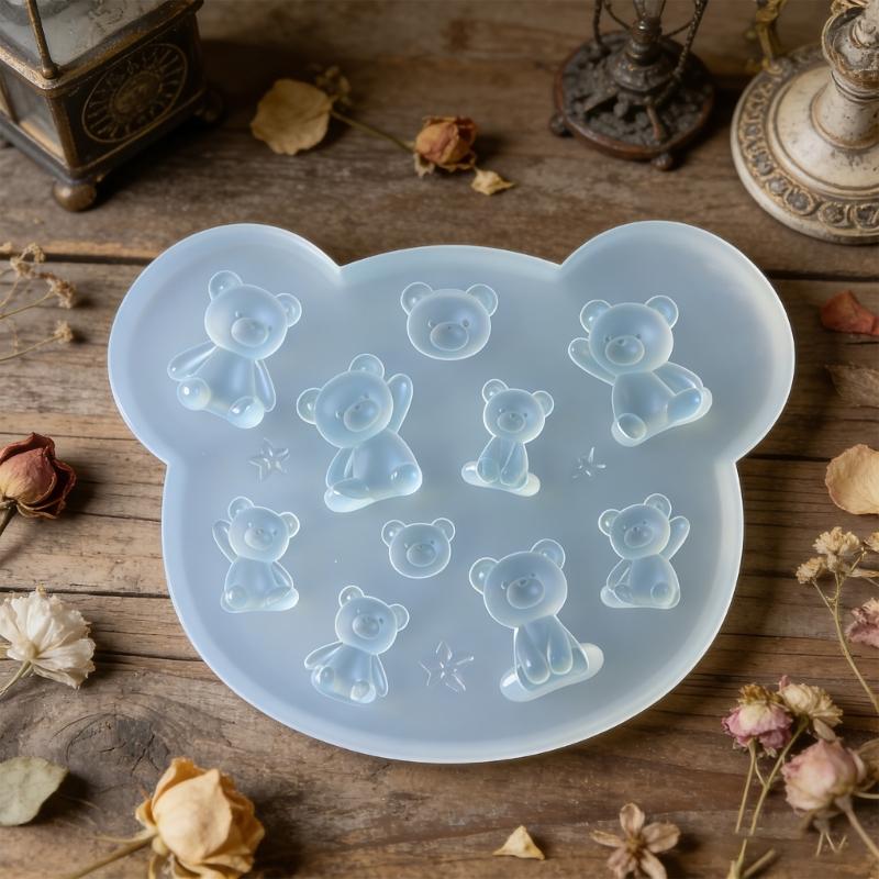 Adorable Silicone Bear Molds For Homemade Candies Chocolates And Baking Safe Material