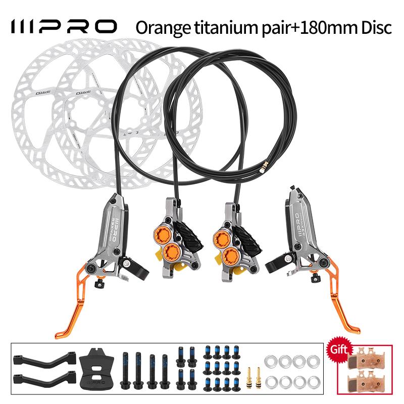 2025 ONIRII IIIPRO R3X4 Horizontal Cylinder 4-Piston Hydraulic Disc Brake Quick Release MTB Caliper for MTB, Climbing, AM,XC NEW