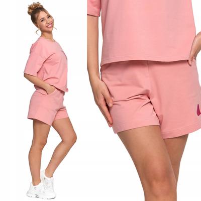 Women's Shorts Short Stylish Comfortable Loose Fit High Waist MORAJ XL PINK