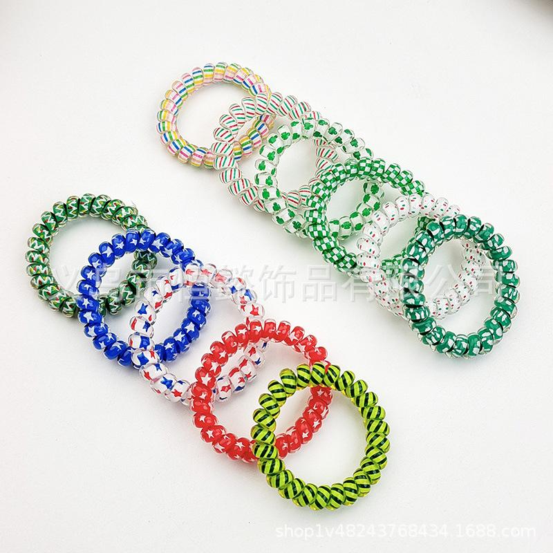 Christmas Combination Series, Telephone Line, Hair Band, Hair Rope, High Elastic And Durable Hair Rope, Headgear.