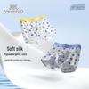 YEEHOO Boys' Modal Boxer Briefs - 7A Antibacterial Adolescents' Underwear