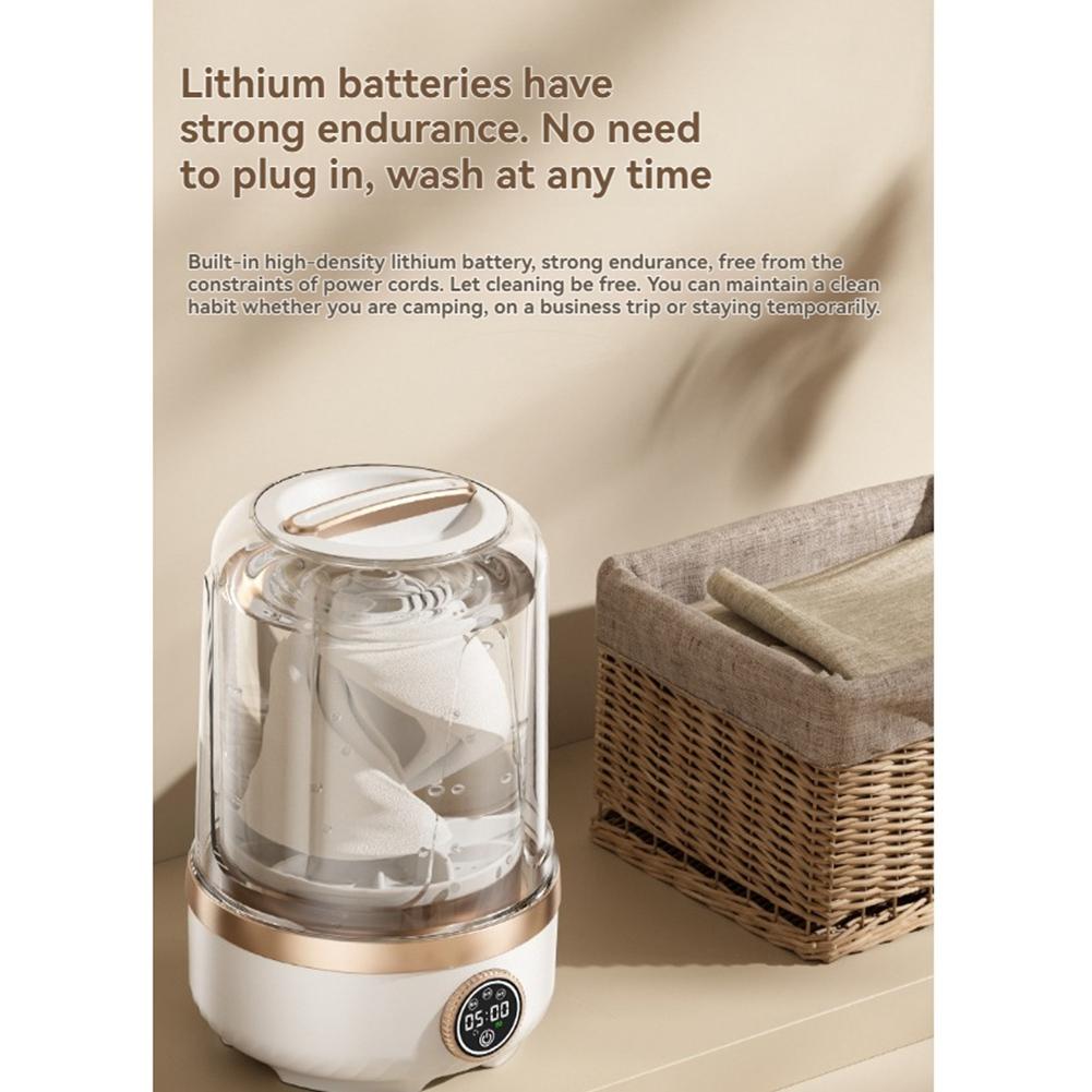 ABKR-Portable Washer Mini Washing Machine For Apartment, Camping, Travel For Bras/Underwear/Socks Underwear Washer