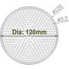 Haarfänger, Duschabflussabdeckung, 12 cm runder Haarsieb für Duschabfluss, verstopfungsfreier Abflussfilter für Badezimmer - DD