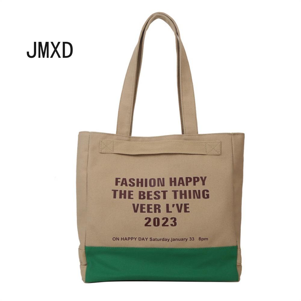 

JMXD-Осенняя простая модная сумка через плечо, студенческая сумка-тоут, женская сумка большой емкости, пригородная сумка