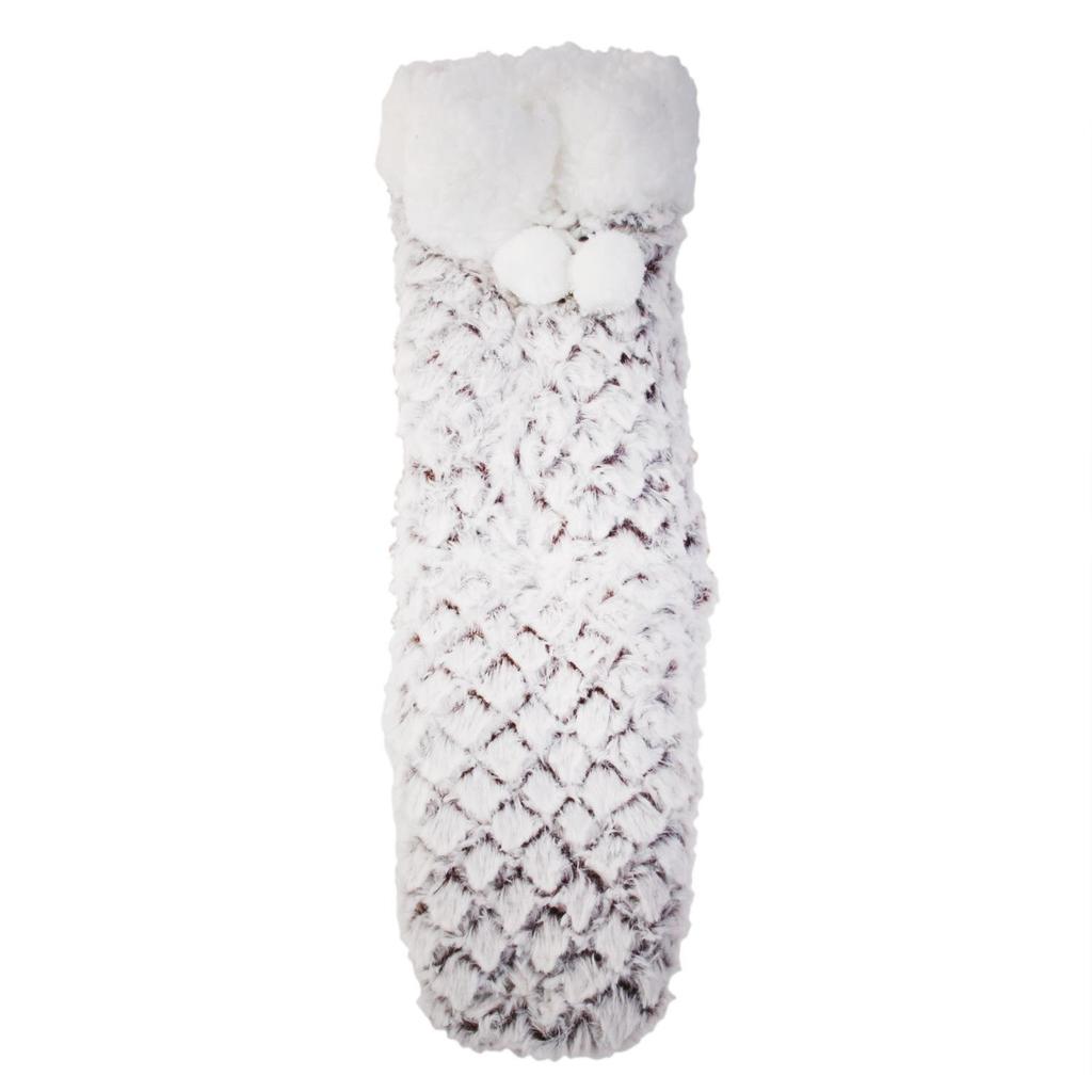 Women's Gray Sherpa Socks