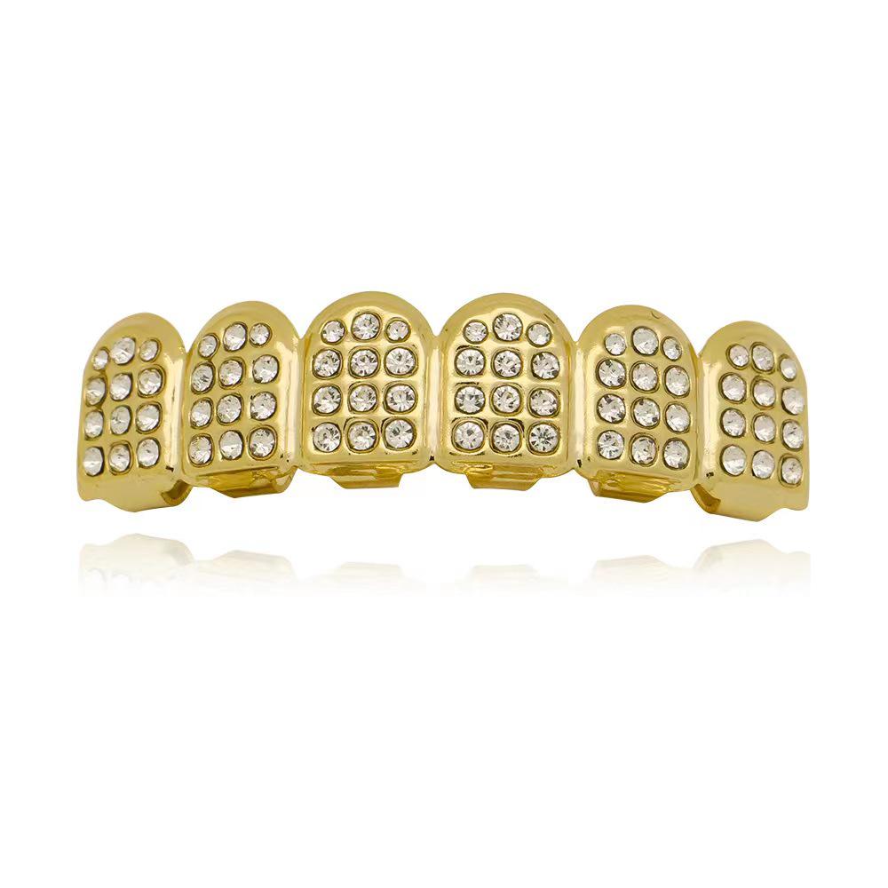 72 Diamond Gold Hip-Hop Grill Accessories