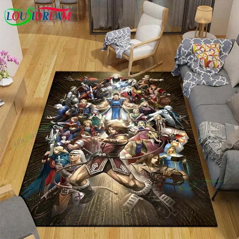 2025 Game 3D C-Castlevania Dracula Carpet Living Room Bedroom Bedside Mat Fashion Floor Mat Area Rug Door Mat Bedroom Decoration