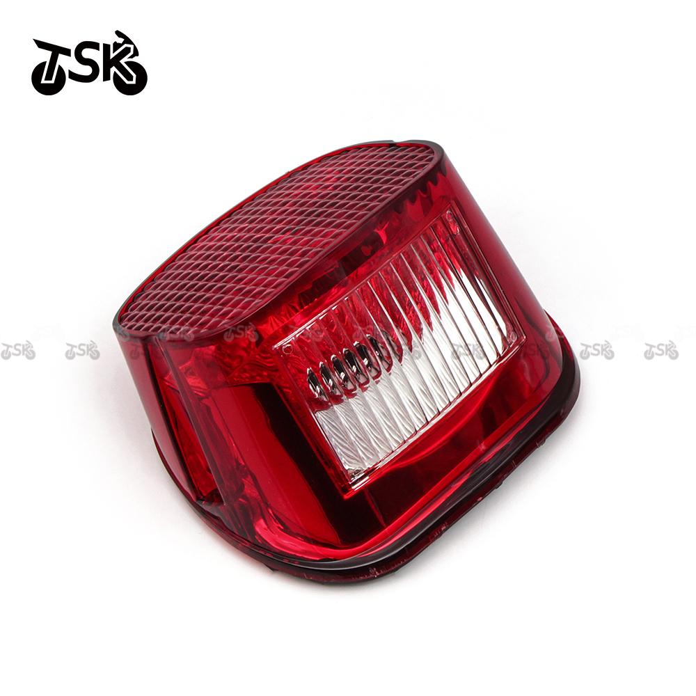Tail Light Integrated Turn Signals Cover for Harley Fatboy Sportster Dyna Road King Glides Fatboy XL 883 1200