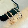 Neue Vintagepure 925er Sterlingsilber Pave 5a Zirkonia Wabenmuster Große Creolen für Damen Luxuriöser Feinschmuck
