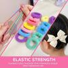 Elásticos de Cabelo para Meninas Altamente Elásticos Sem Machucar o Cabelo Presilhas de Cabelo Laços de Cabelo Frangipani Conjunto de Presente Princesa