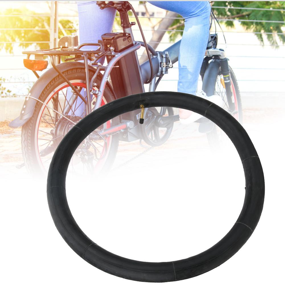 Electric Bicycle Butyl Rubber Inner Tube with Metal Bent Valve E Bike Accessories(18X2.125 )
