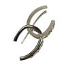 High-Quality Double C Pearl Hairpin: Elegant Electroplated Shark Clip for Stylish Hair Grabbing