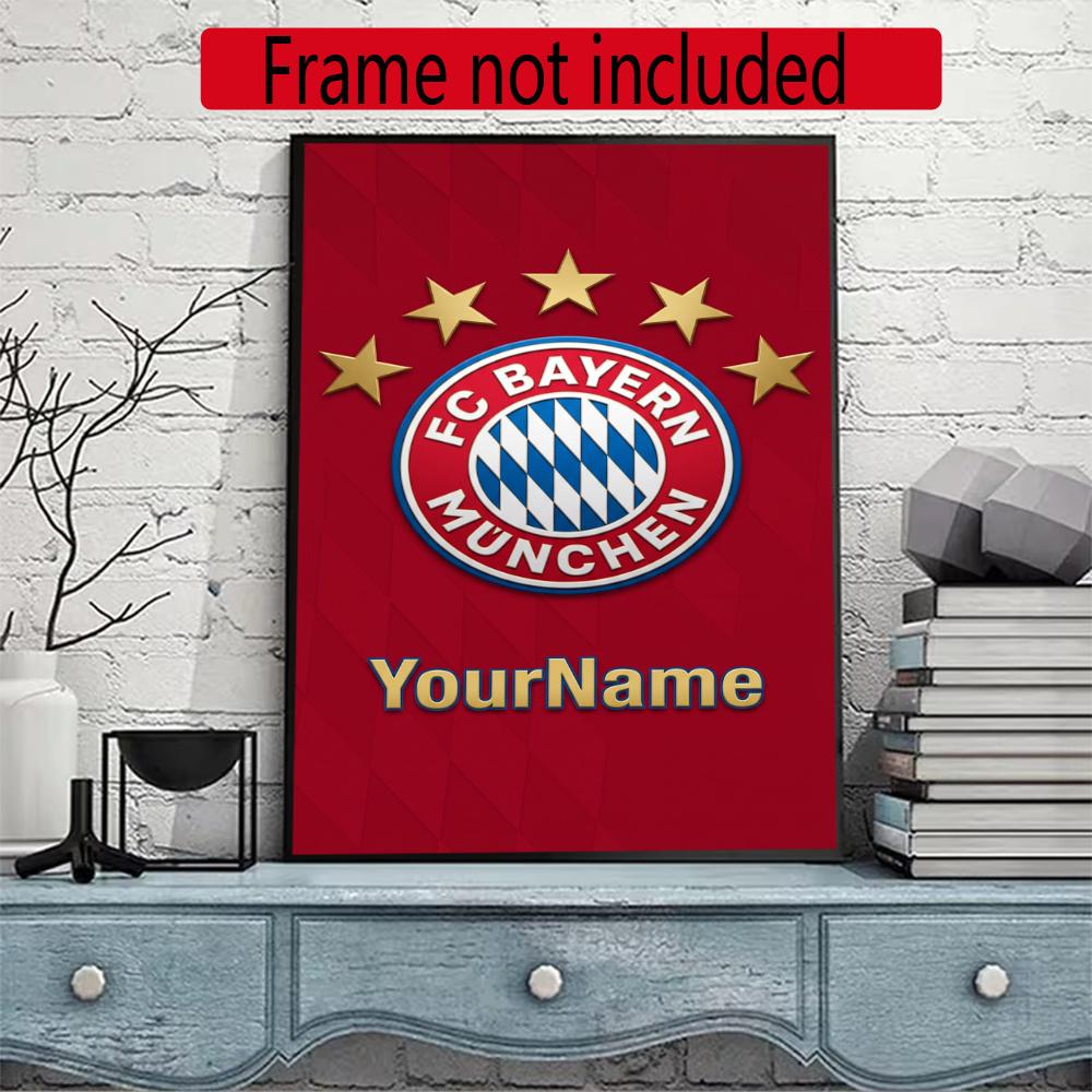Rb Leipzig Personalized Name Diamond Paintings Mosaic Wall Round Diamond Art Painting Kits Embroidery Crystal Accessories Frameless
