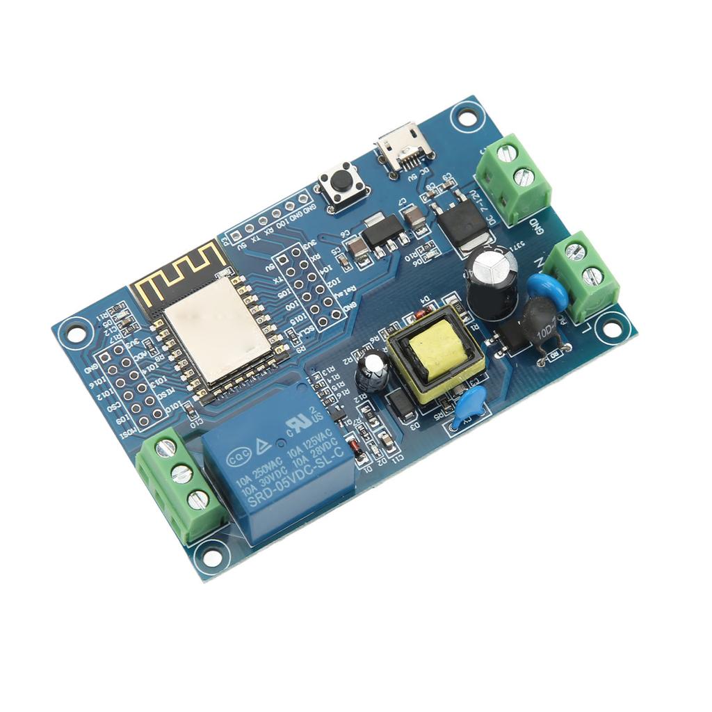 Relay Module 1 Channel WiFi Development Board AC 90‑250V DC 7‑12V USB5V for ESP8266