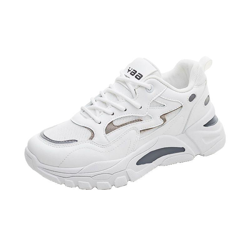 Shoes women ing trendy new little white shoes spring and autumn mesh breathable student leisure sports net shoes versatile