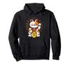 Japanese Money Cat Lucky Feline Puss Luck Charm Hoodie Maneki-Neko