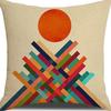 Popular Simple Abstract Geometric Pillow Case Nordic Morandi Home Sofa Car Cushion Cover