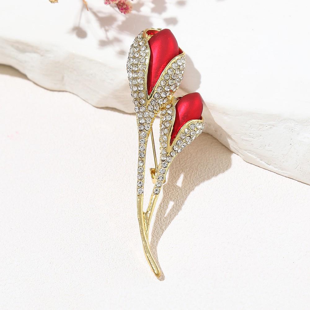 High-End Pearl & Rhinestone Butterfly Brooch for Women's Fashion Suits and Scarves