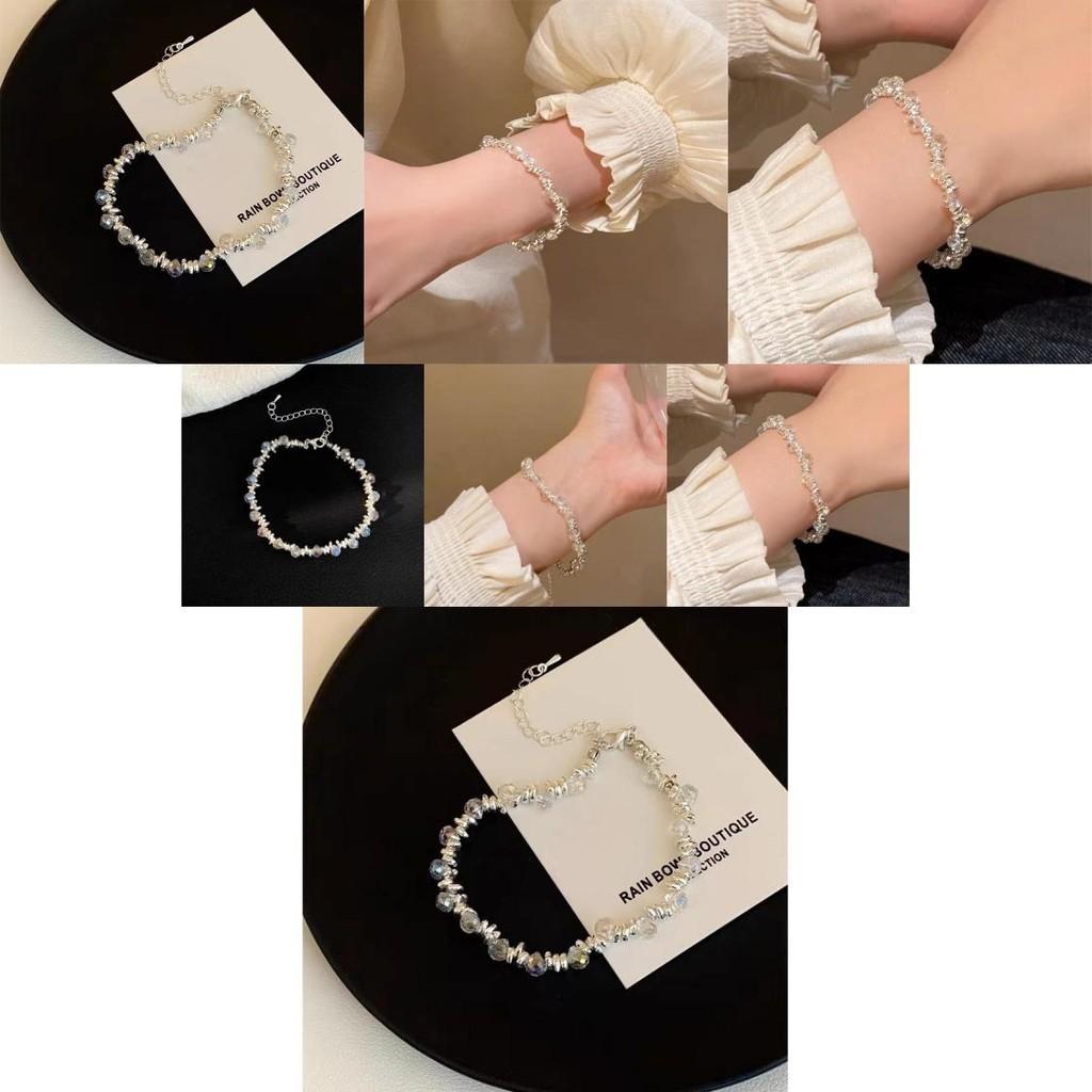 Beautiful Alloy Plated Crystal Bracelet Sweet And Fresh Style For Women