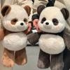 Realistyczny Kawaii Szop Panda Pluszowa Zabawka Poduszka Pluszowa Pluszowa Zabawka Pluszowy Puszysty Boże Narodzenie Prezent Dekoracja Lalki Prezent dla Dorosłych