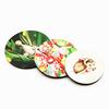 Customizable Round Shape Eco-Friendly DIY Magnet Sticker MDF Wood Blank for Sublimation Personalized Refrigerator Magnets Photos