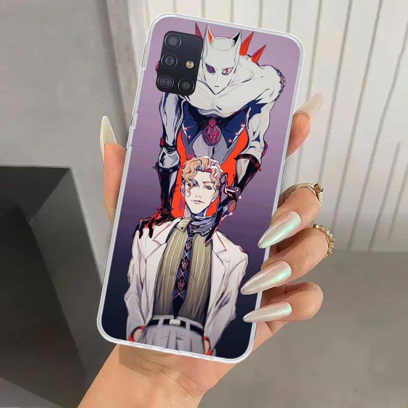 JoJo Bizarre Adventure Phone Case for Samsung Galaxy A52 A32 A22 A12 A02S A50S A30S A10S Note 20 Ultra 10 Plus S10 A31 A20 A71 A
