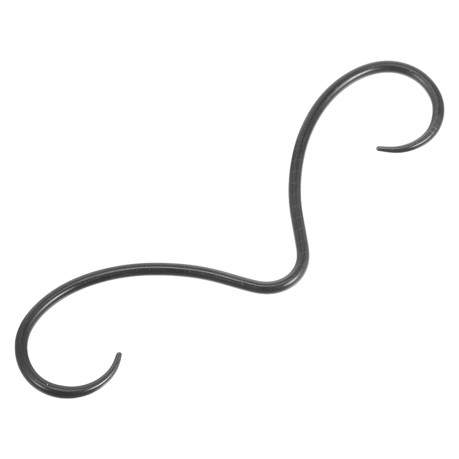 

1 Pc Septum Ring Steel Body Piercing Jewelry Fashion Nose Ring Durable Stainless Steel Comfortable Wear Unique Design чорний