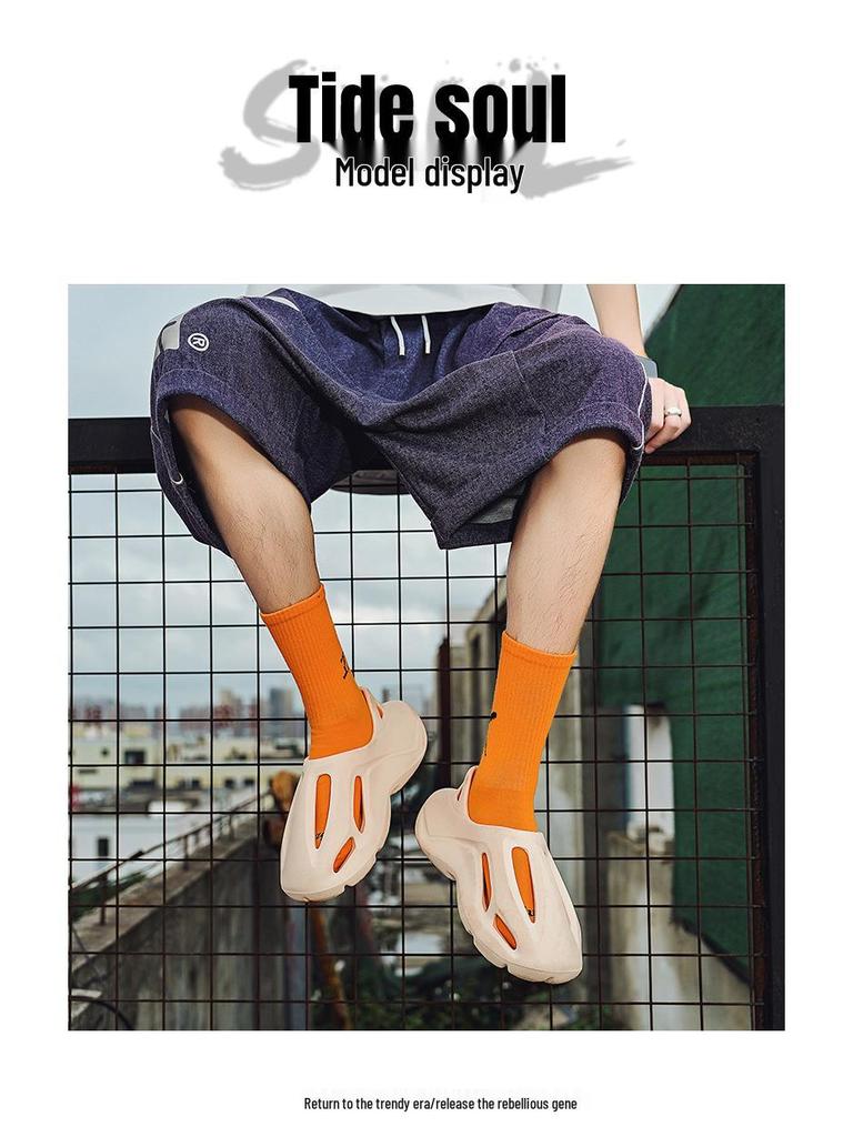 2025 Men's EVA Soft Sole Sandals: Closed Toe, Summer Beach Style, Comfy Fit