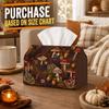 1pc Mystical Woodland Autumn Tissue Box | Multi-Functional Autumn Napkin Dispenser, Two Sizes Available Suitable for Home, Fall Car Decoration Mushroo