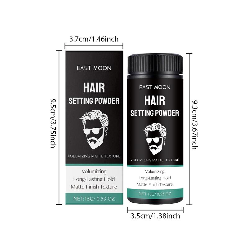 East Moon Men'S Matte Styling Powder Lazy Hair Styling Volumize High Crown Refreshing Long-Lasting Hold Powder