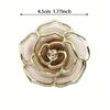 1PCS Rose Design Foldable Bag Hook Metal Plastic Round Table Hook Handbag Hanger