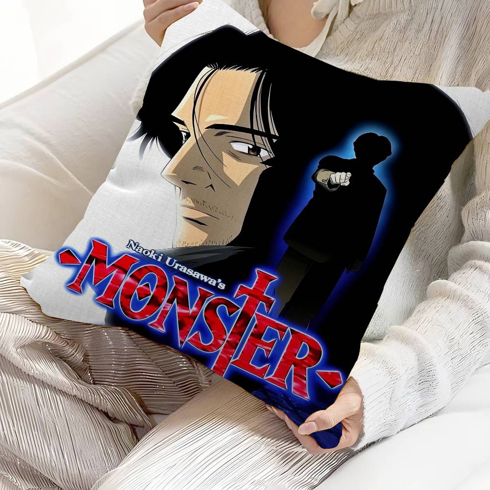 

Monster Anime Personalized Pillow Cover Kids Bedroom Wild Party Decor Pillowcase kid Birthday shower Gift 30x30 cm