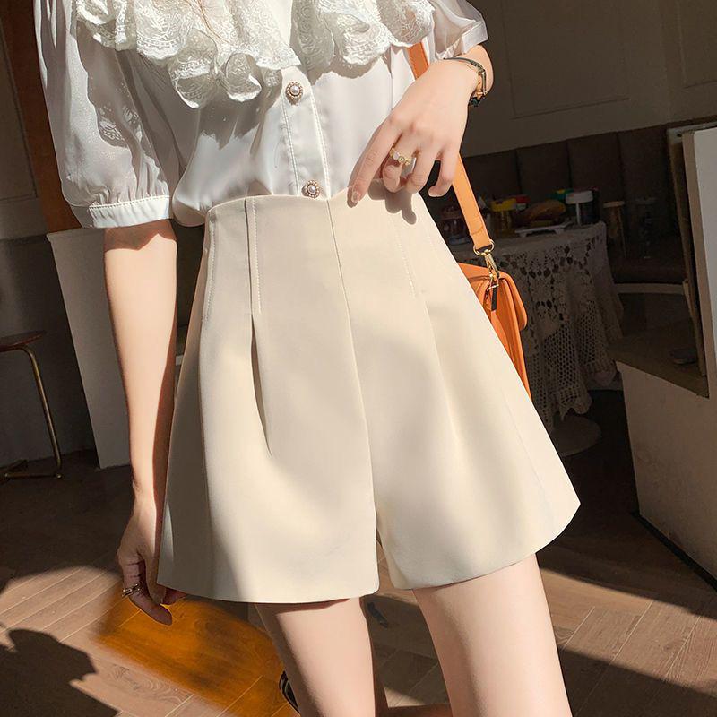 

2026 High-Waisted Slim Pear-Shaped Women s Summer Spring Suit Shorts L (106-115 jin)