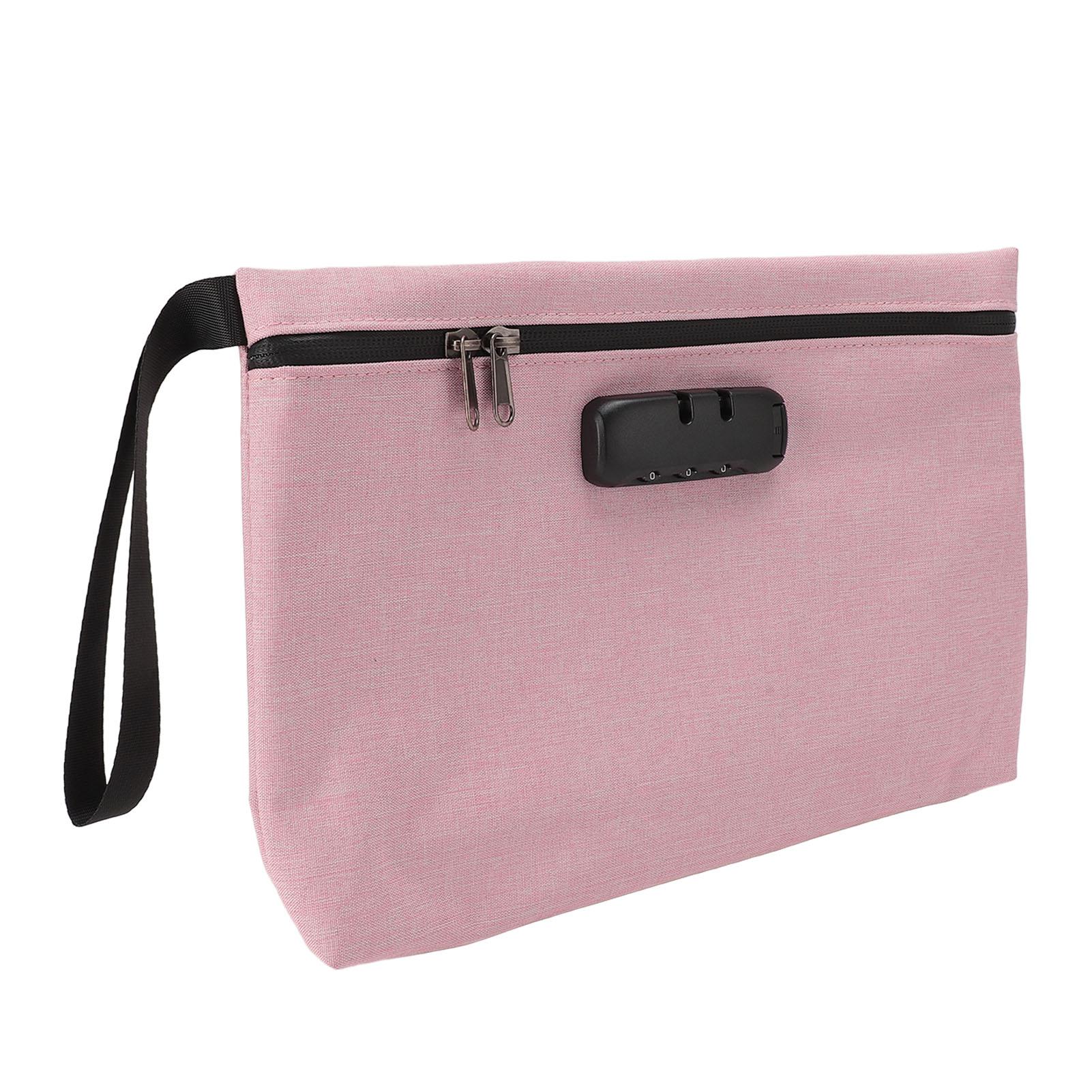 Activated Carbon Smell Proof Bag Portable Odor Proof Stash Bag with Combination Lock for Travel Business Trip