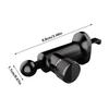 Air Vent Car Phone Holder 360 Degree Rotating Clip Mount with Extended Hook Universal Smartphone Stand for Car Truck Dashboard
