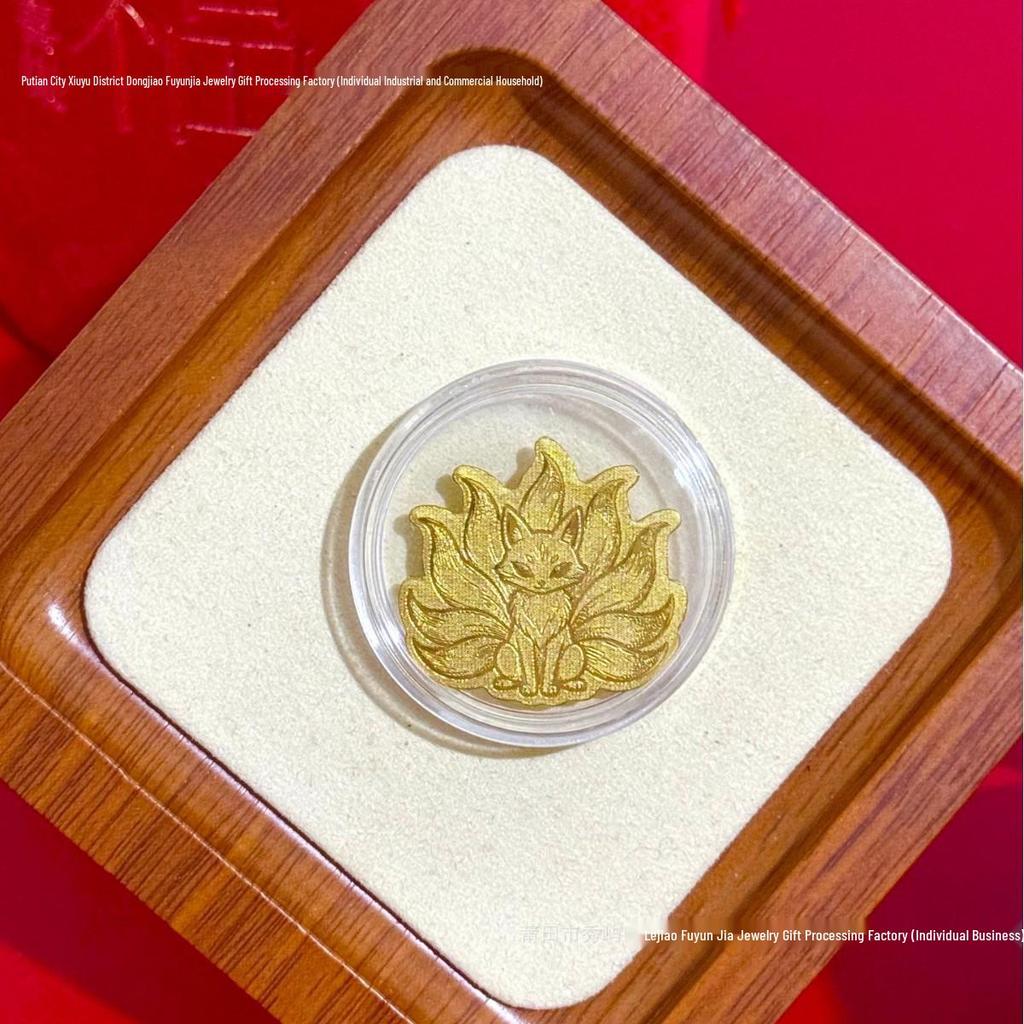 Pure Gold 999 Horse Year Phone Sticker for Wealth and Health - Popular Douyin Live Seller